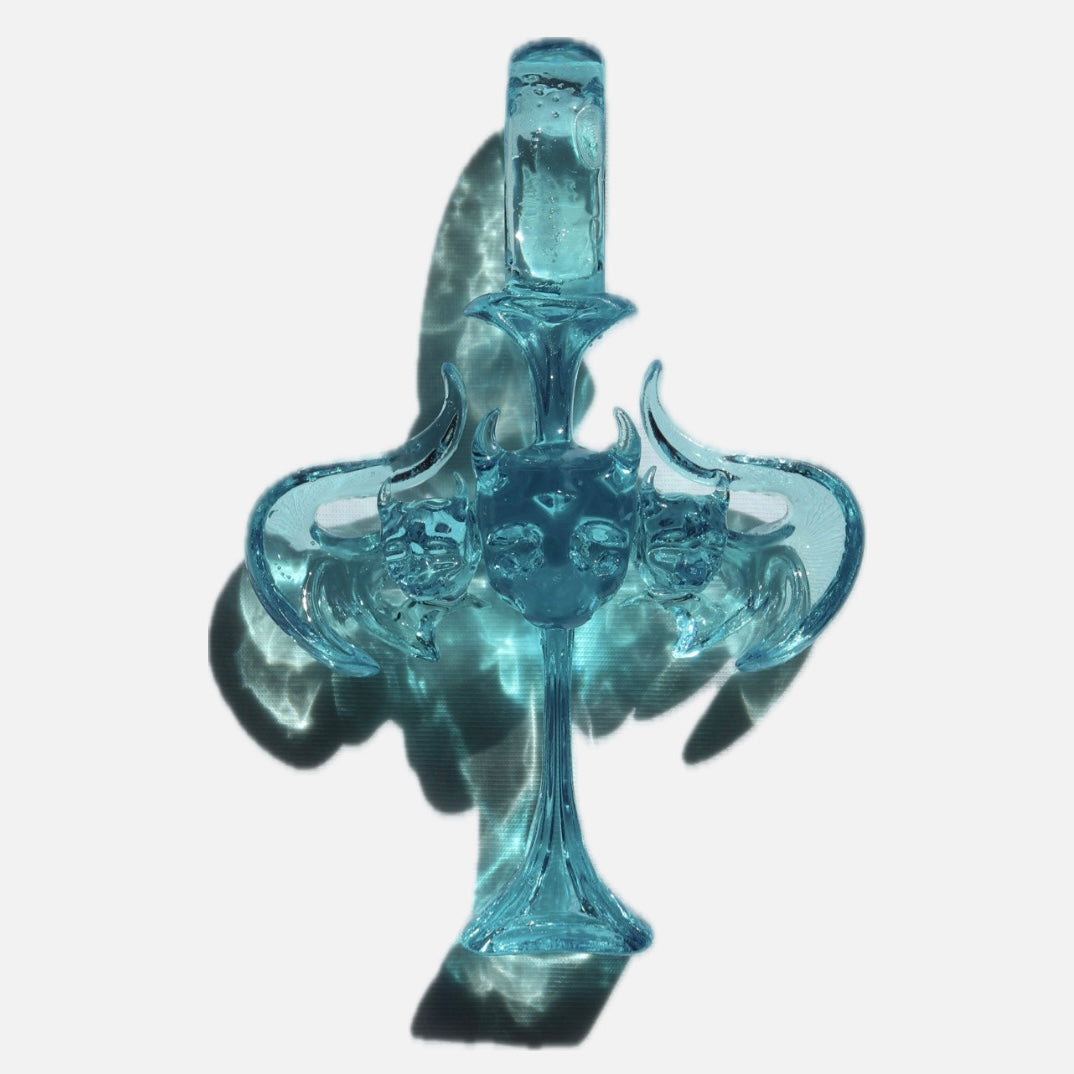 CROSS SKULL BAT PENDANT