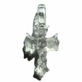 SIXXX CROSS PENDANT (CLEAR)