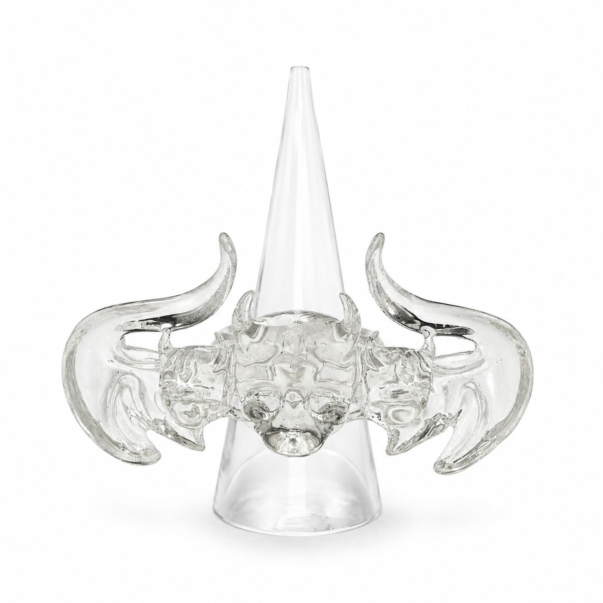 SKULL BAT RING（CLEAR)
