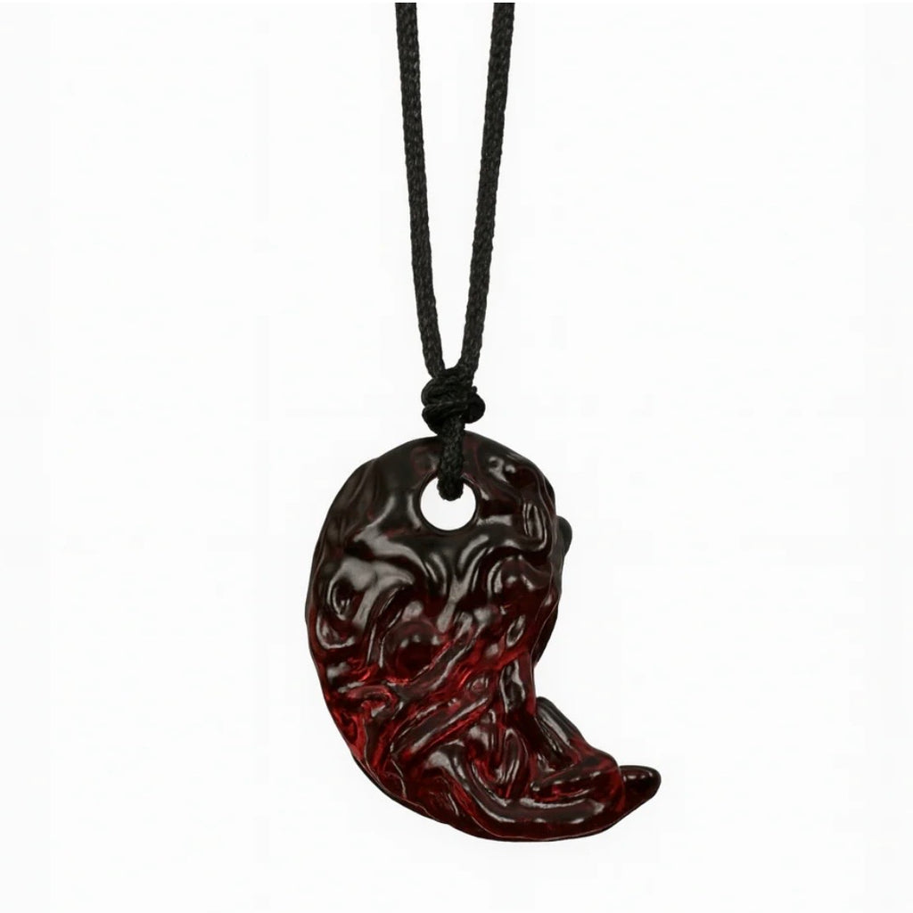 EL×EREHWON YIN YANG CANDY LEATHER CORD NECKLACE