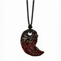 EL×EREHWON YIN YANG CANDY LEATHER CORD NECKLACE
