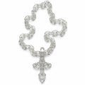 HEM CROSS PENDANT＋EL CHAIN（CLEAR)